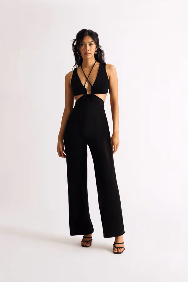 Hera Cutout Jumpsuit - Blue