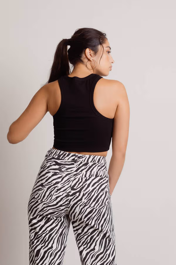 Fernandez Crop Top - Black