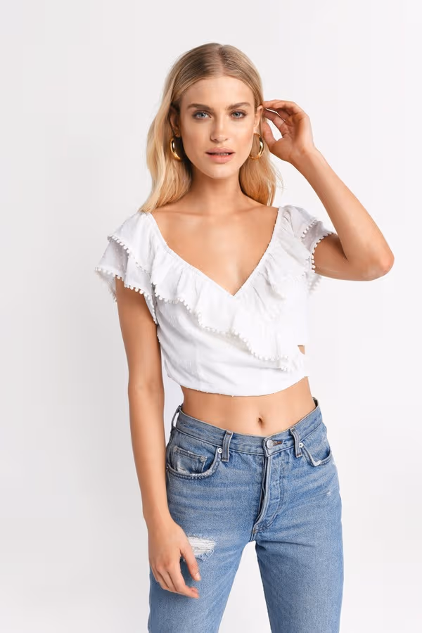 Morgan Crop Top - Black