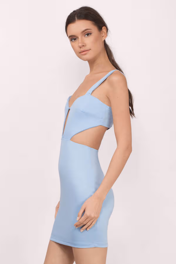 My Clarity Cutout Bodycon Mini Dress - Pink