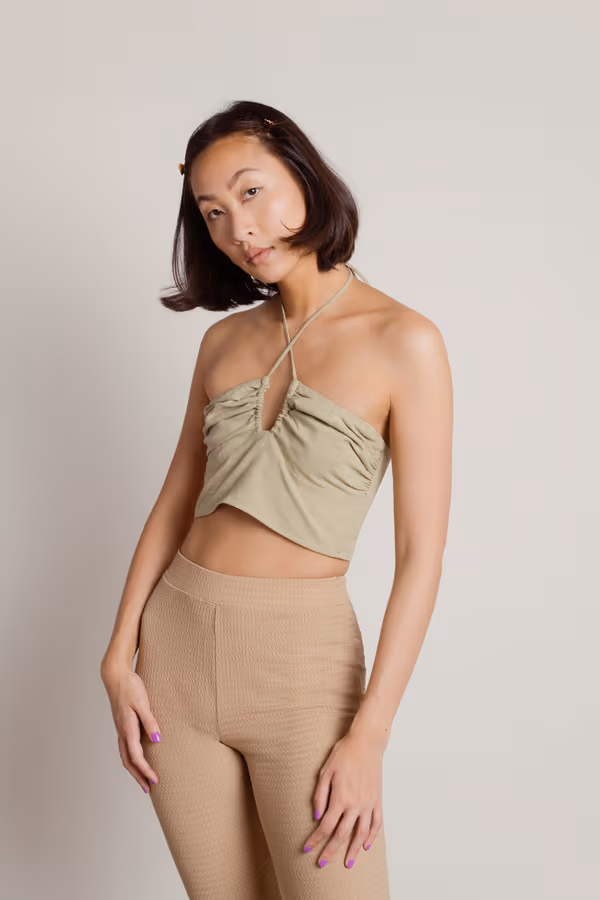 Warm Breeze Crop Top - Natural