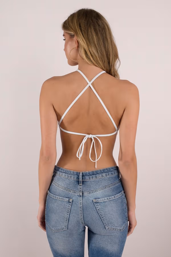 Frankie Backless Bodysuit - Black