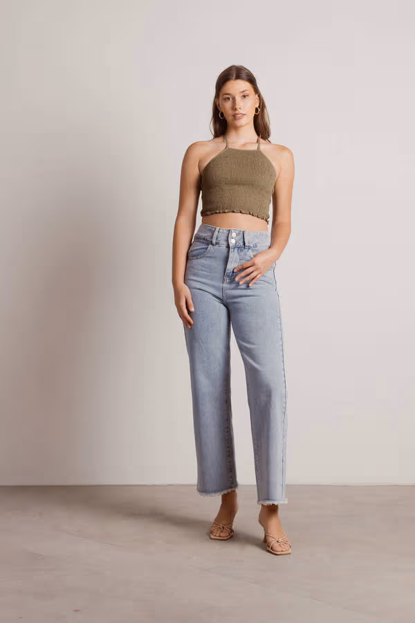 Feel Good Crop Top - Black