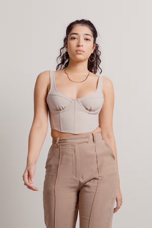 Rowen Corset Top - Black