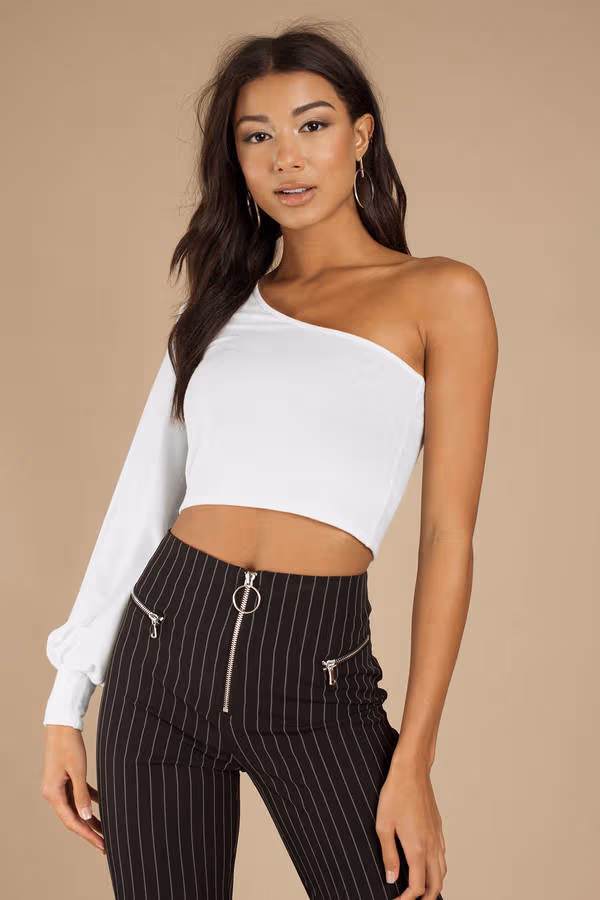 Fool For Love Crop Top - White