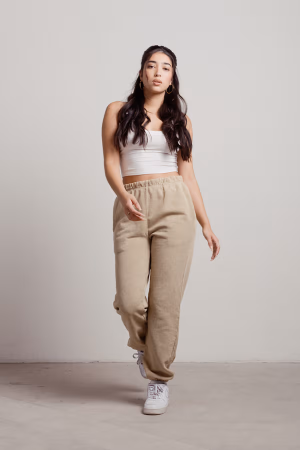 Everyday French Terry Sweatpants - Mocha