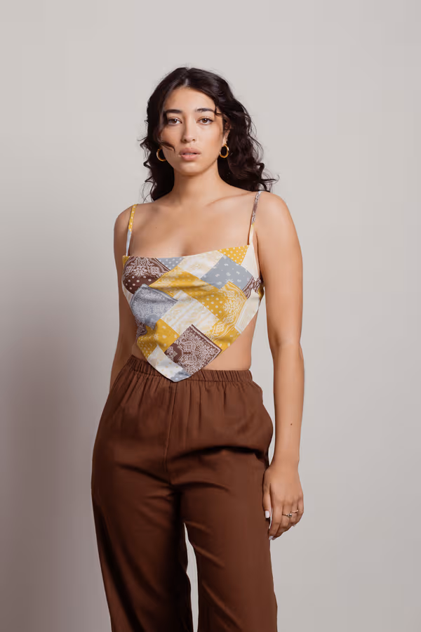 Youra Crop Top - Blue