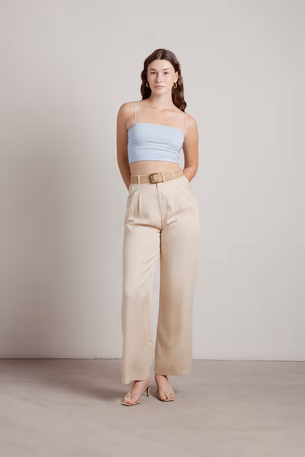 One At A Time Crop Top - White