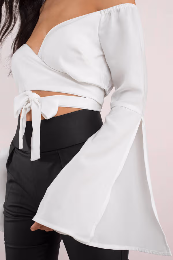 Knock It Crop Top - White