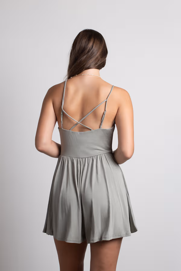 Get Real Knit Romper - Sage