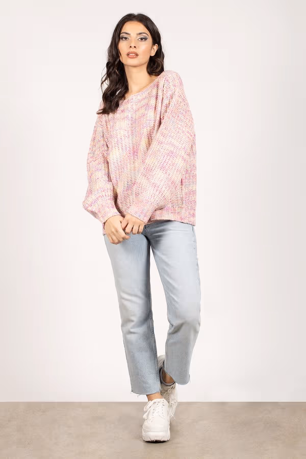 Wildest Dreams Knit Sweater - Rainbow