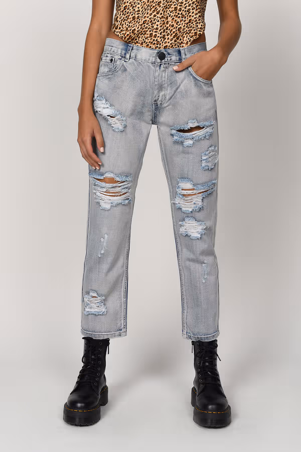 Silver Lake Distressed Jeans - Balboa