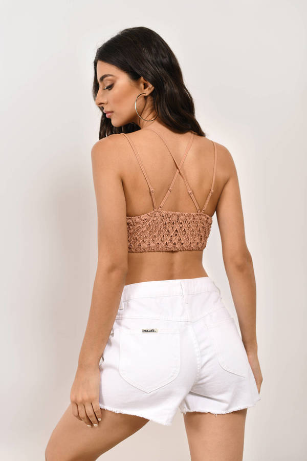 Free Spirit Lace Bralette - White