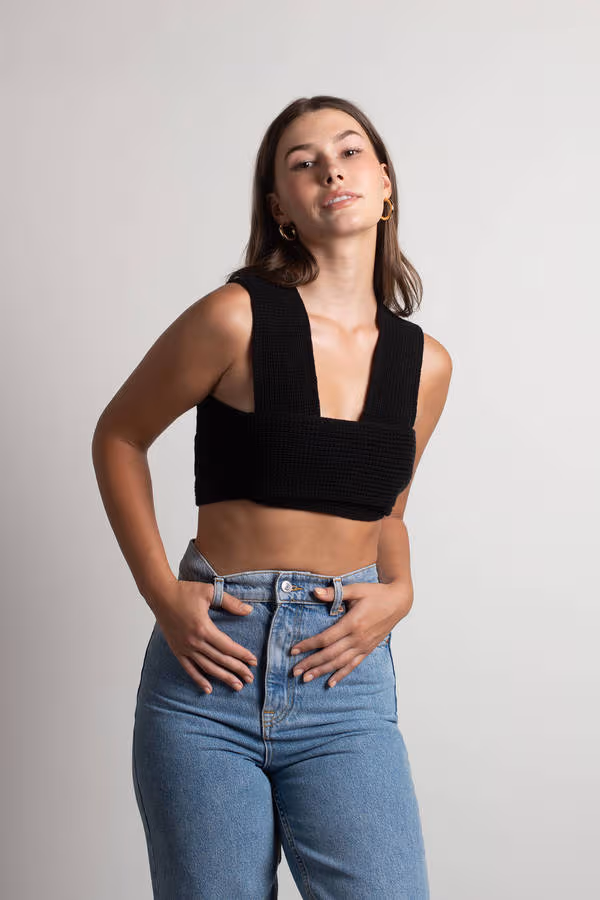 Meeko Crop Top - Kiwi Green