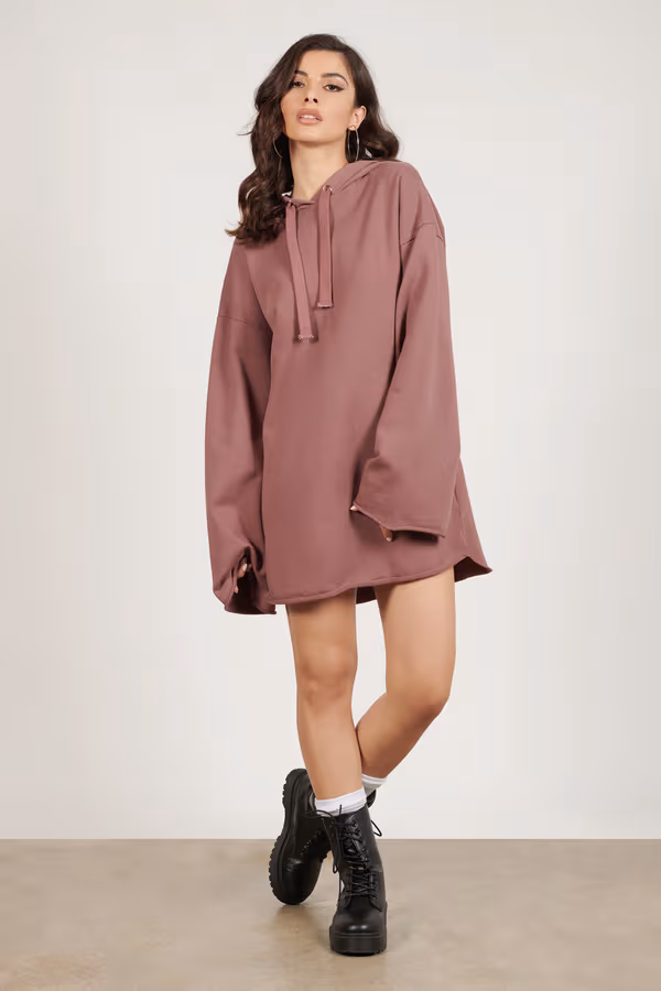Concrete City Oversized Sweater - Marsala