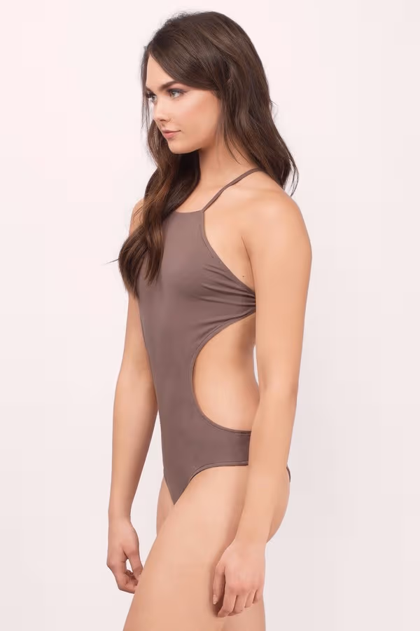 Frankie Backless Bodysuit - Black