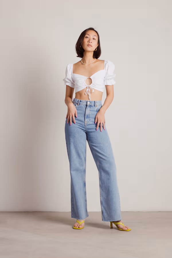 Leyla Crop Top - Black