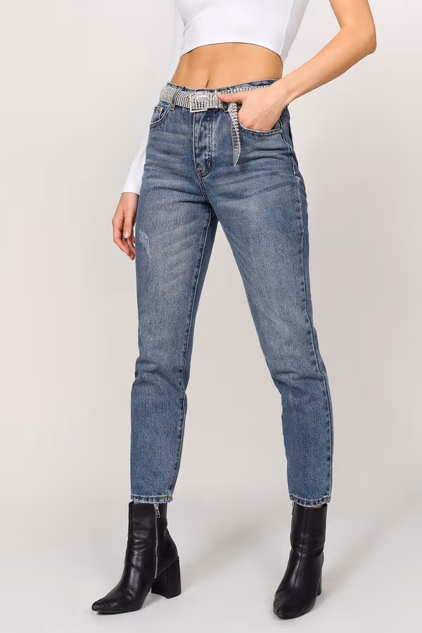 Hauser High Rise Jeans - Light Wash