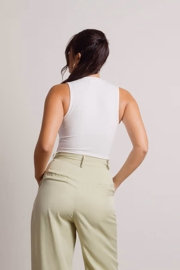 Get Outta Here Crop Top - Black