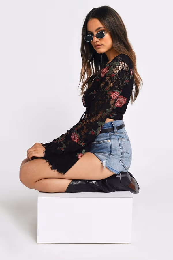 Forever Crop Top - Black