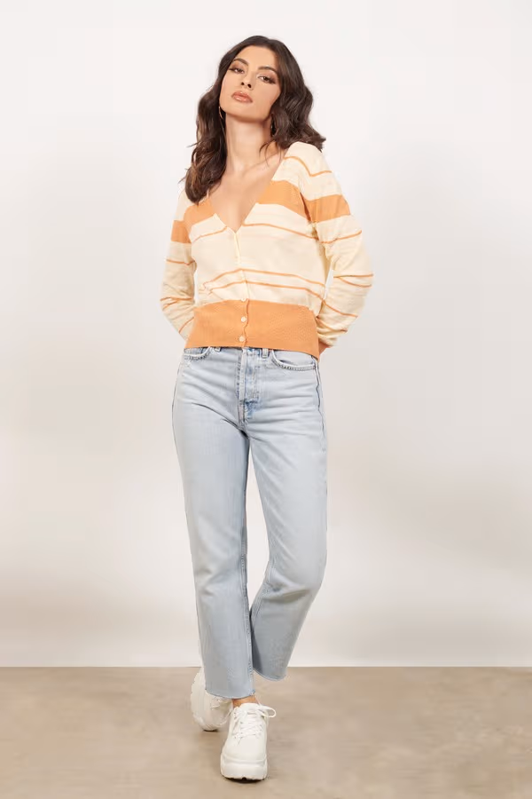 Boo'd Up Striped Sweater - Multi