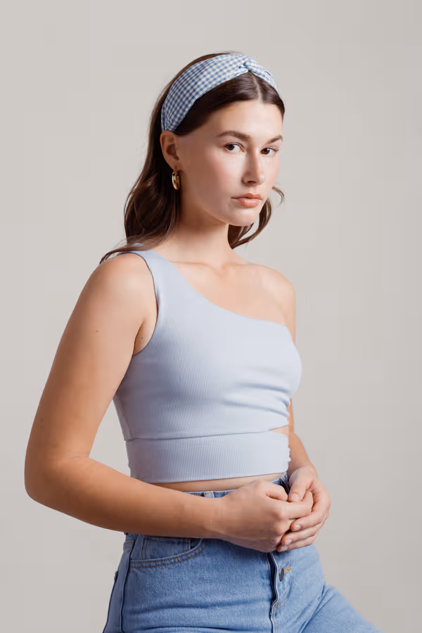 Sweet Pop Twist Headband - Blue