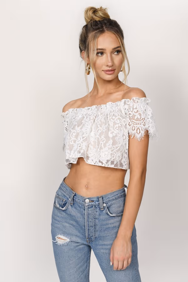 Riley Crop Top - Red