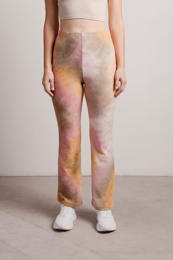 Emmanuel Tie Dye Pants - Rose Multi