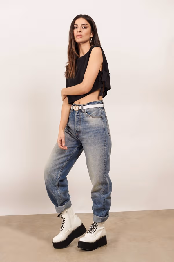 Unbothered Tank Top - Black