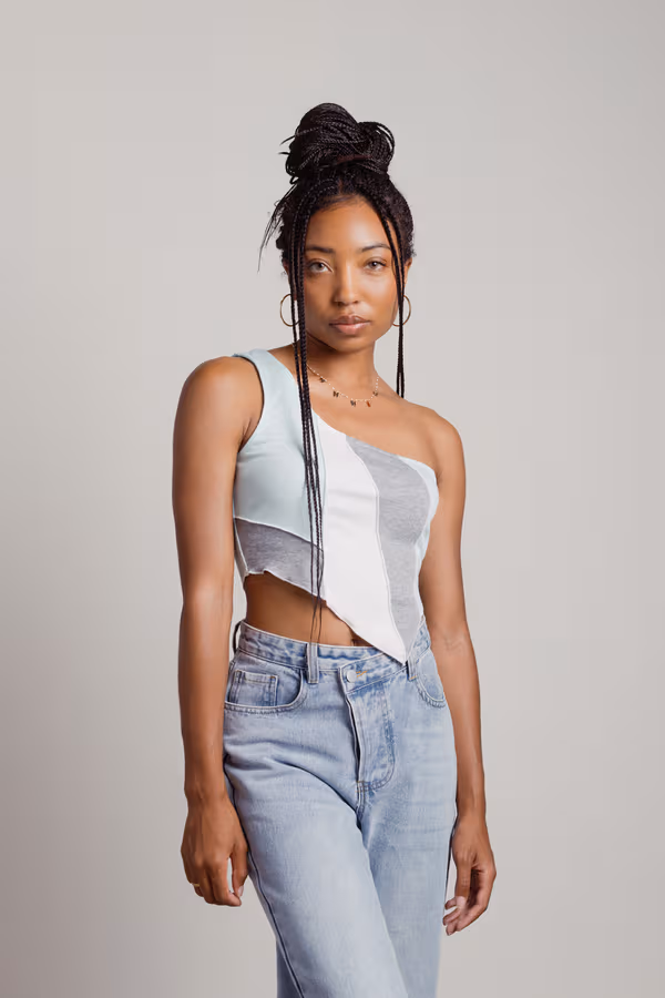 Heat Wave Crop Top - Mint