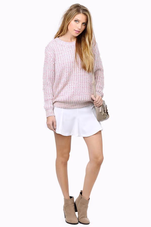 Paula Knit Sweater - Pink