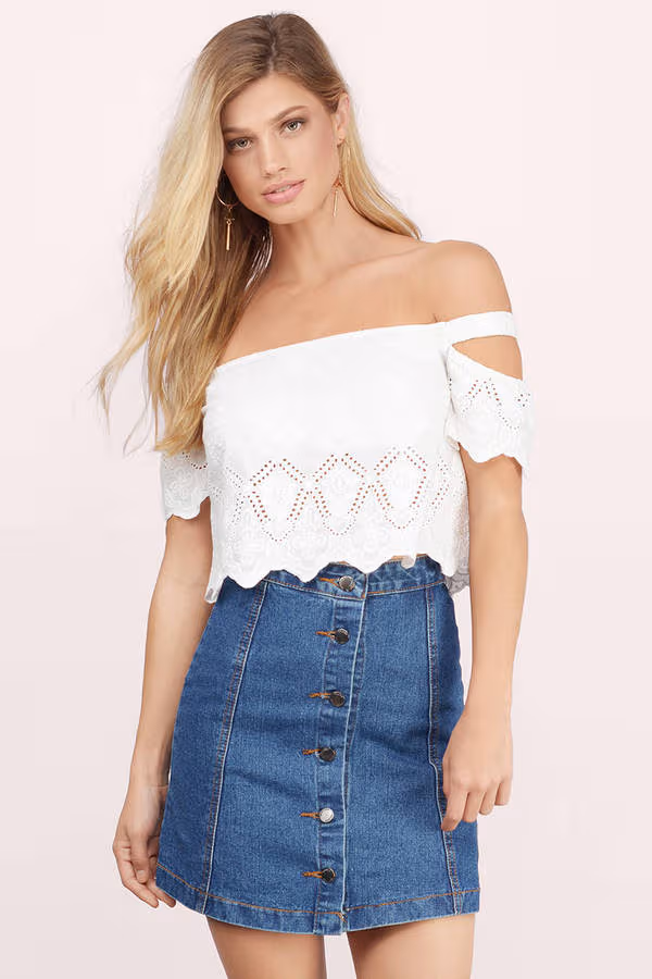 Sunset Beach Crop Top - Blush