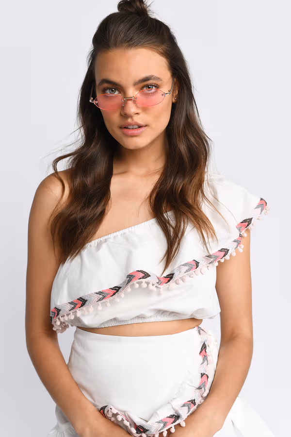 Judy Crop Top - White