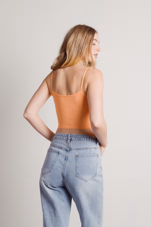 Kennedale Bustier Top - Orange