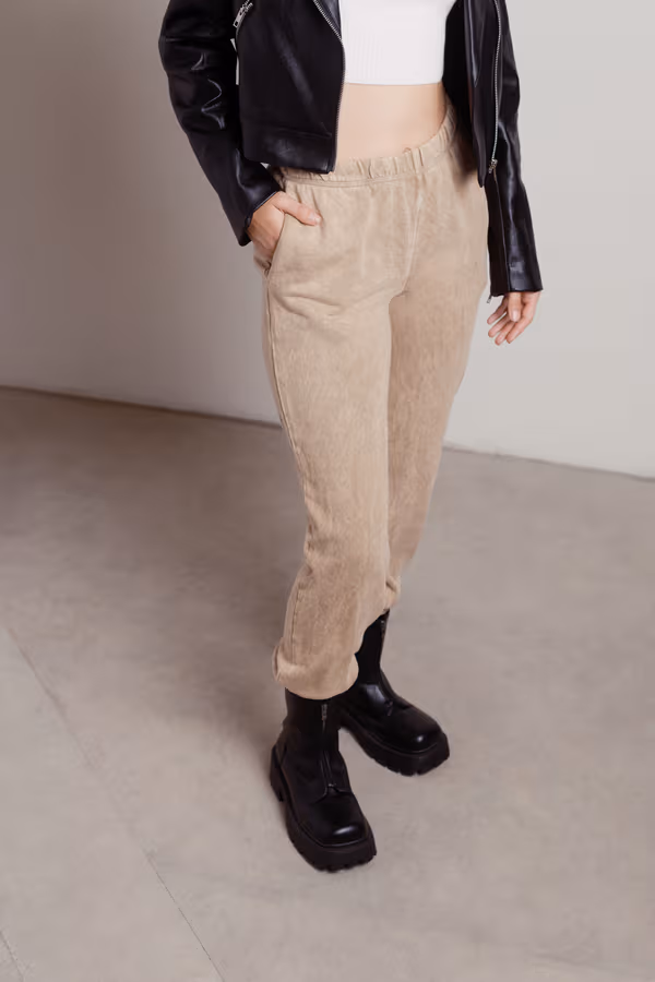 Everyday French Terry Sweatpants - Mocha