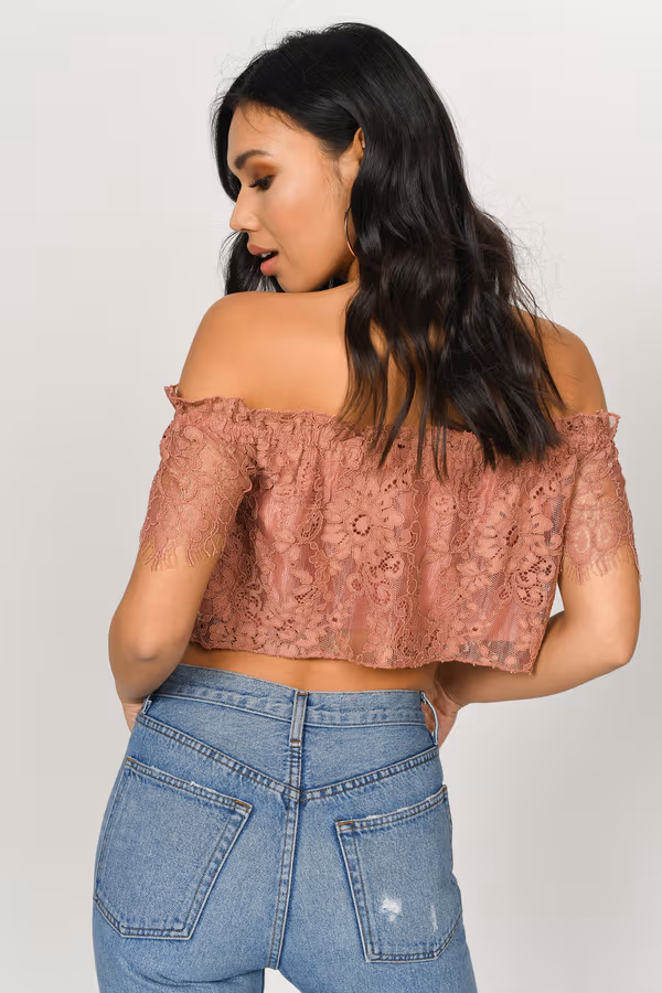 Riley Crop Top - Red