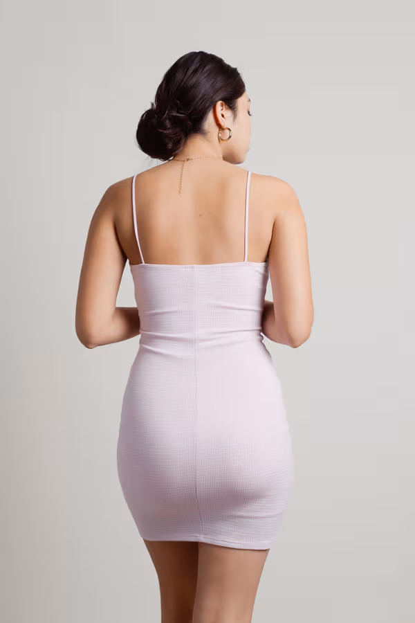 Another Day Another Gingham Cami Mini Dress - Lilac