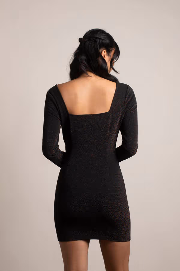 Piper Metallic Bodycon Mini Dress - Rainbow