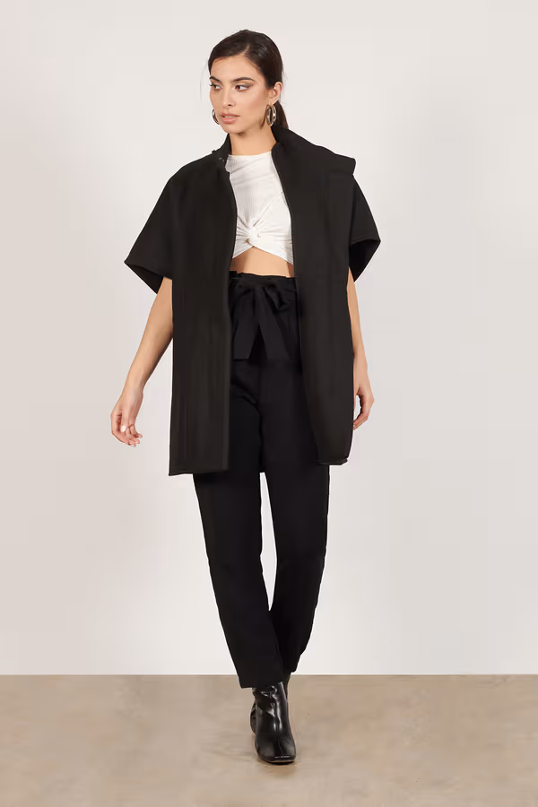 Madison Wool Coat - Black