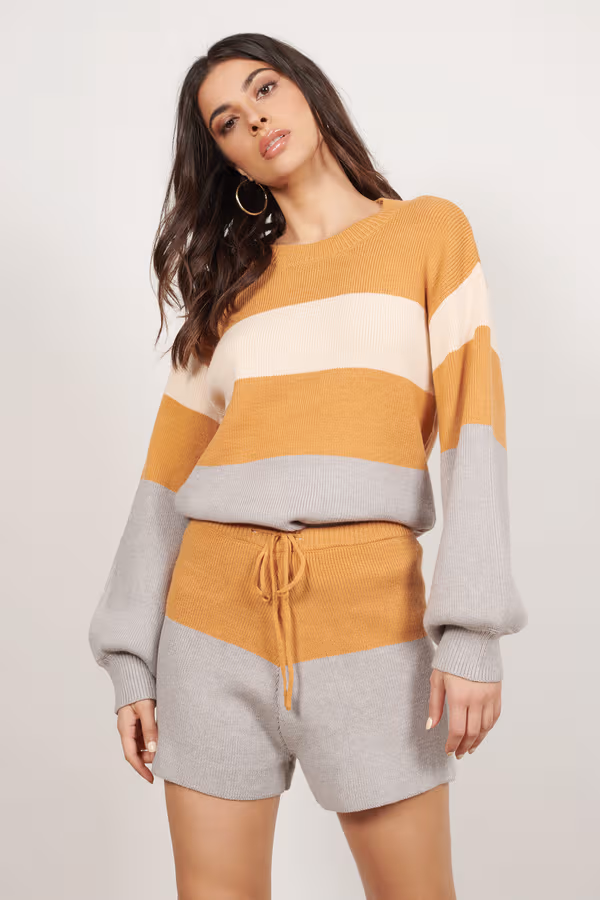 Leslie Knit Shorts - Multi