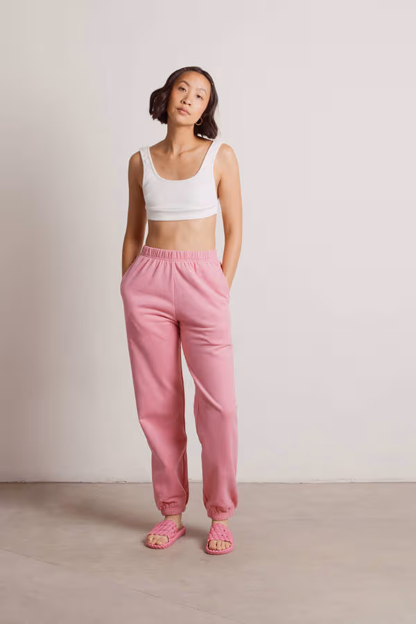 Homebody Stretchy Sweatpants - Green