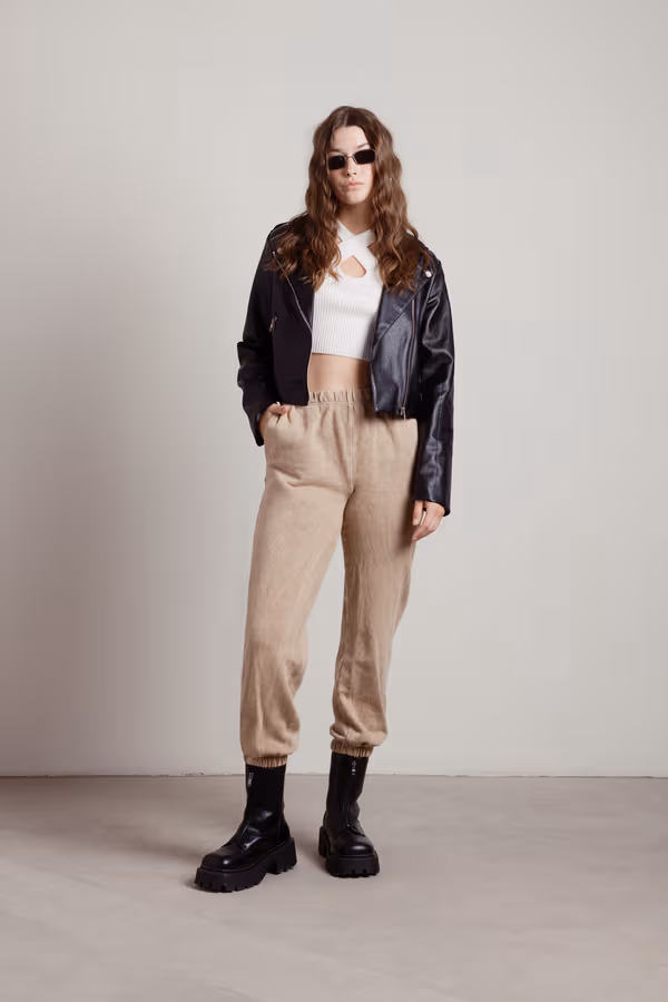 Everyday French Terry Sweatpants - Mocha