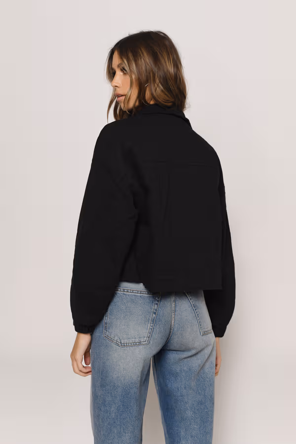 Off Duty Cargo Jacket - Black