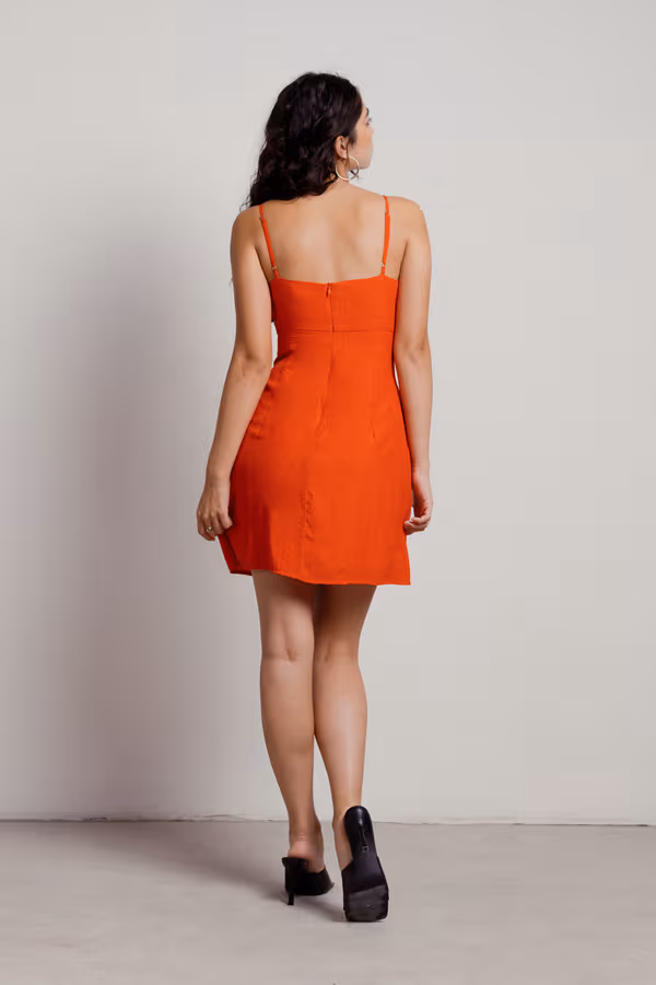 Rori O-ring Cami Mini Dress - Red