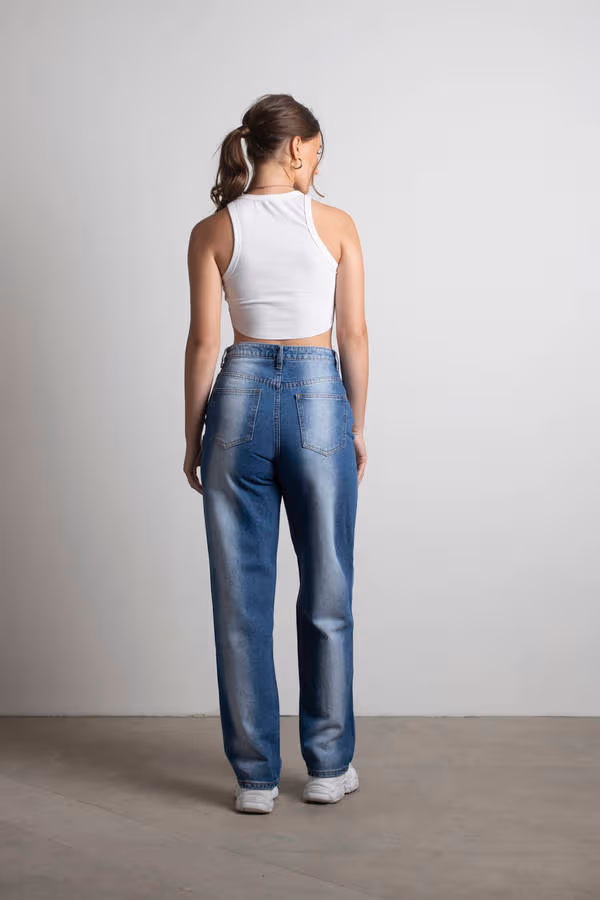 Pacific Palisades Denim Pants - Light Medium Wash