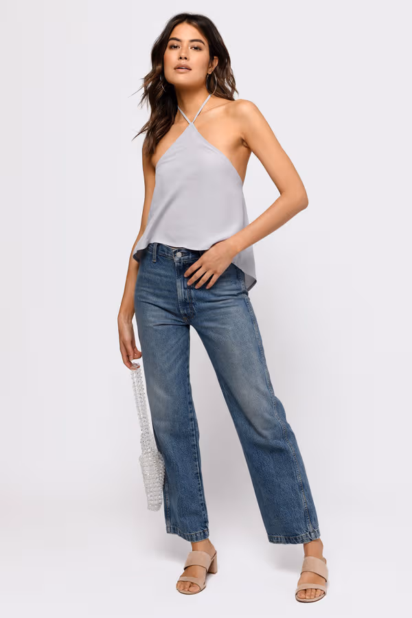 Jen Open Back Top - Wine