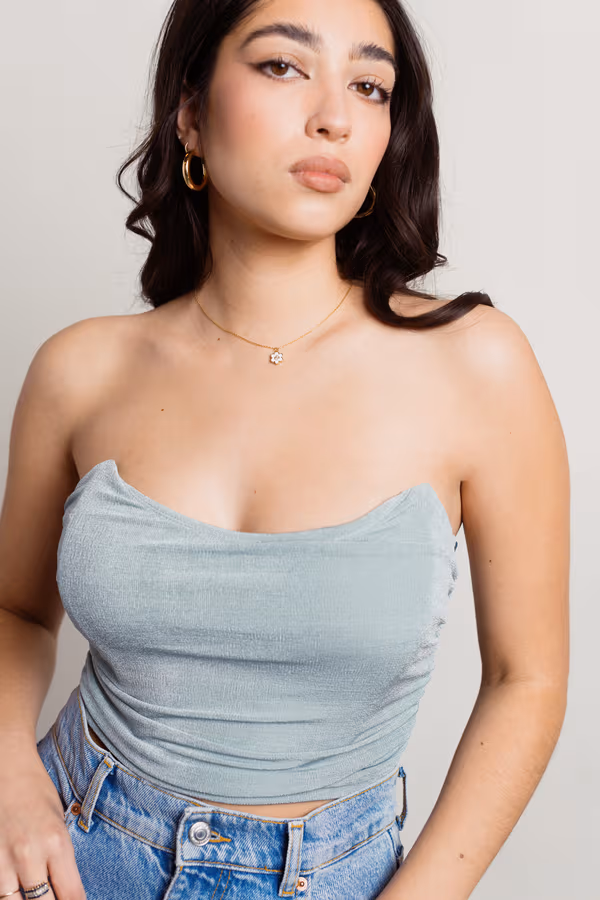 Good Girl Bad Girl Corset Top - Cream