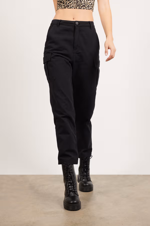 Simplicity Cargo Pants - Black