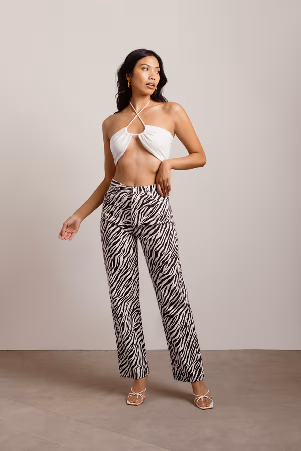 Down To Miami Crop Top - Ivory