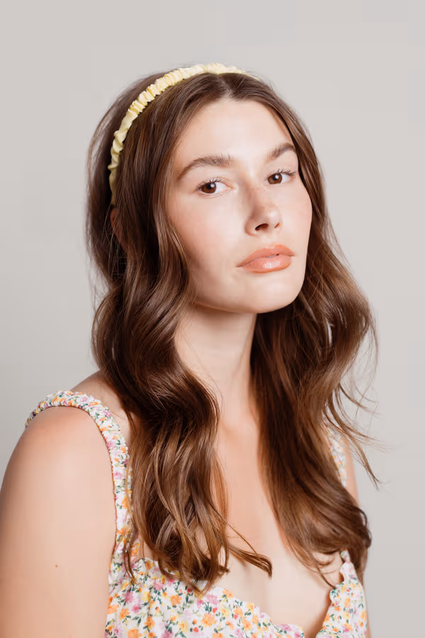 Candy Pop Ruched Headband - Green